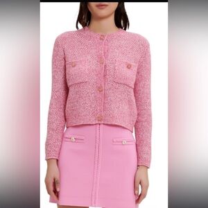 Maje pink cardigan